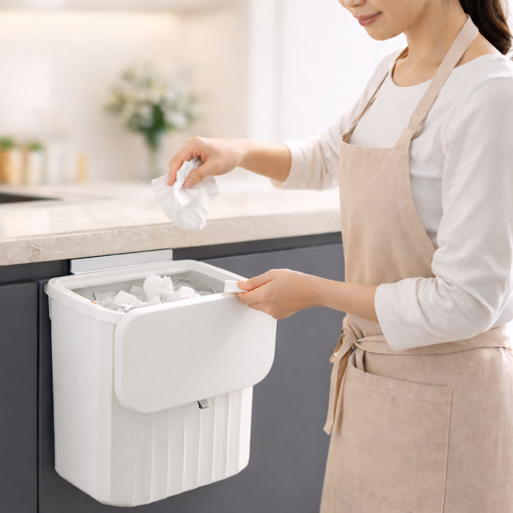 MIRRA 주방 청결 무타공 공중부양 휴지통 8.5리터 10,700원