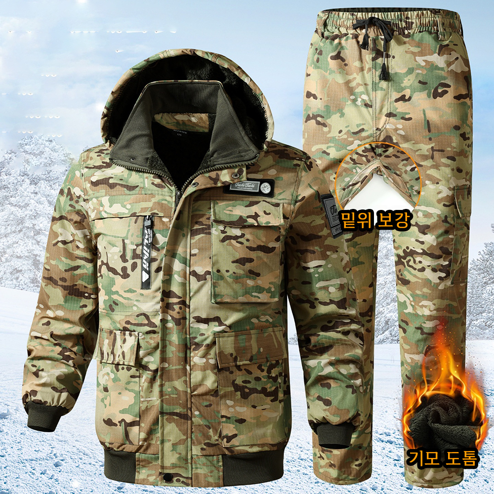 스타일닥터 남자 바람막이 방한복 작업복 기모 아웃도어 다기능 방수 등산복 야외 낚시복 트레이닝복 상하세트 14,230원