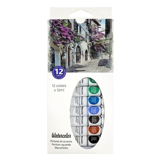 지누아트 아티스트 수채화물감 12ml 세트 7,900원