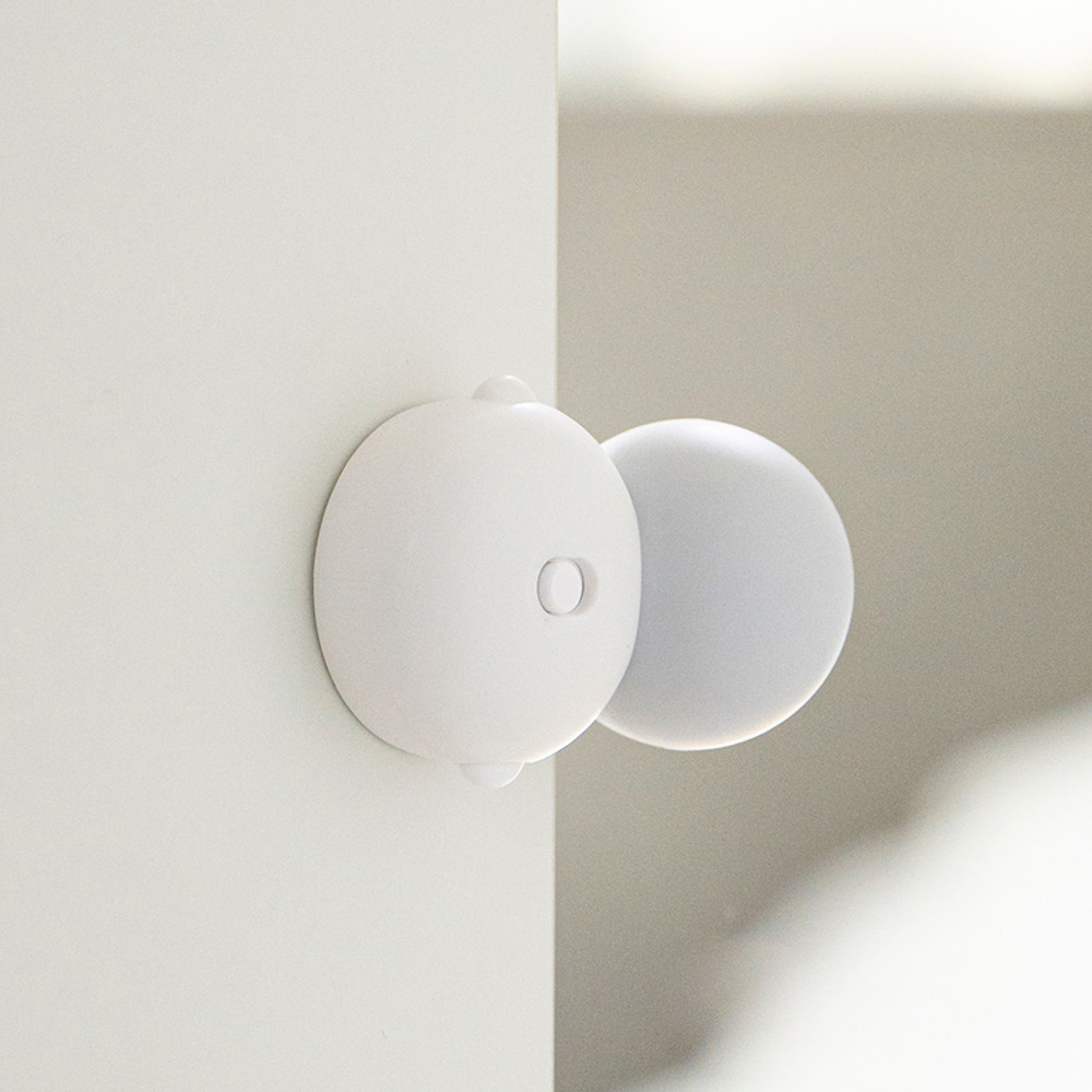 아가드 스마트 회전 원형 도어스토퍼, 화이트, 2개 11,300원