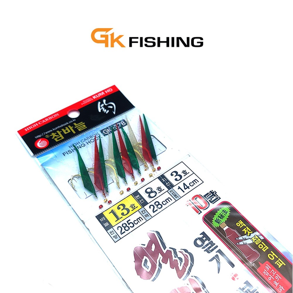금호조침 GK-378 액젓어피 10단 열기파티 외줄낚시 왕열기 4,000원