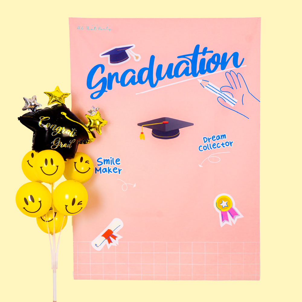 졸업포토존 GRADUATION 졸업 축하 현수막 풍선 세트 졸업식포토존, GRADUATION 27,300원