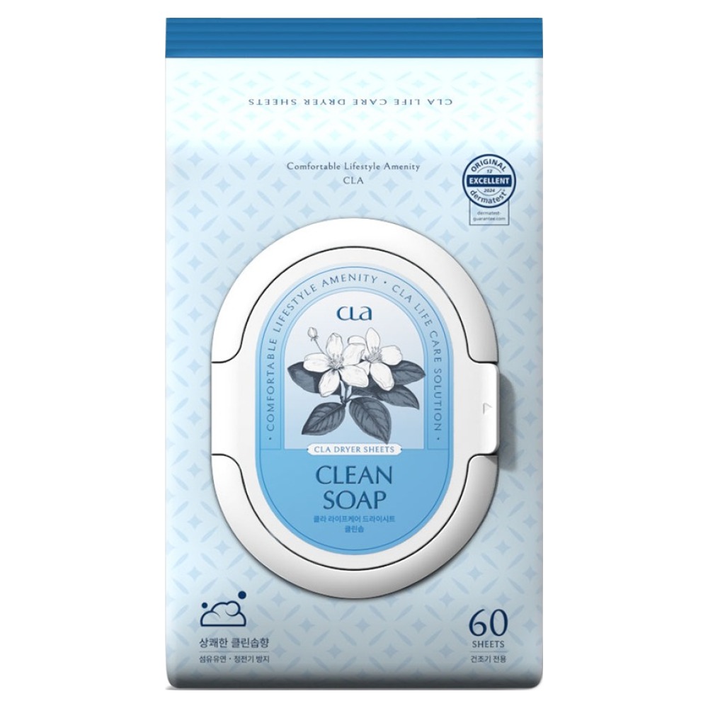 CLA 클라 퍼퓸 건조기 시트 클린솝, 1개, 60개입 9,800원