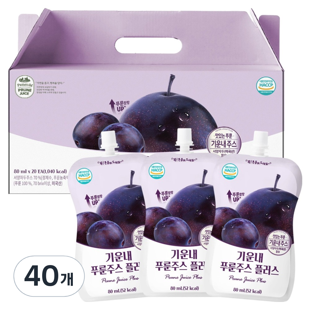 유기농마루 정품 기운내 푸룬주스 플러스 27,720원