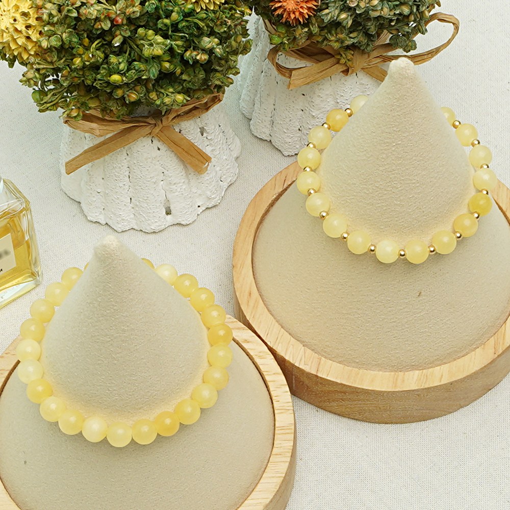 11월 탄생석 토파즈 원석 팔찌 남자 여자 선물 염주팔찌 19,600원