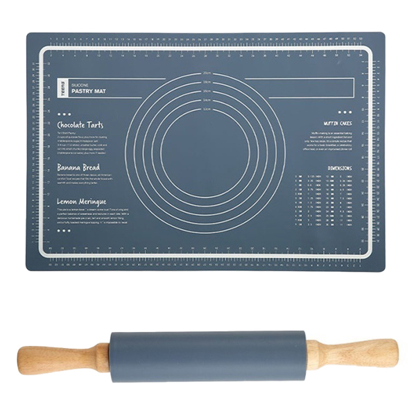 베이킹 실리콘 매트 + 롤링 밀대 세트 별이 빛나는 블루 36,900원