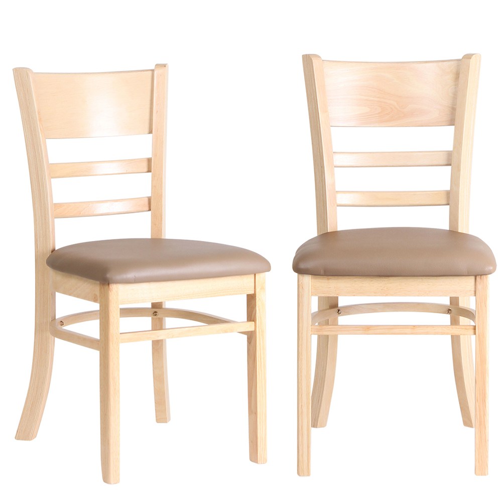 케빈 카페 원목의자 2인용 식탁의자 인테리어의자 원목의자 카페의자 식당의자, 내추럴모카, 2개 69,900원