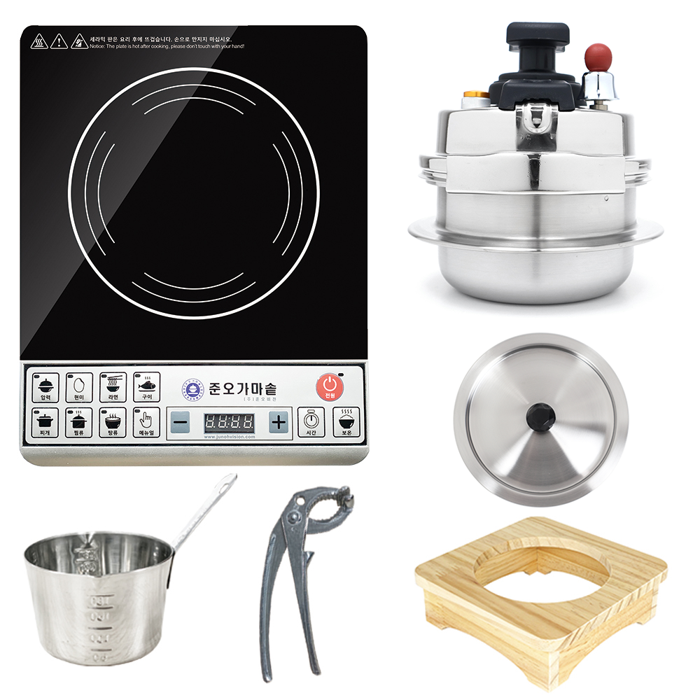 솥밥기계 가정용 돌솥밥기계 1-2인용 압력밥솥 인덕션솥밥세트 준오가마솥 누룽지 가마솥밥 275,000원
