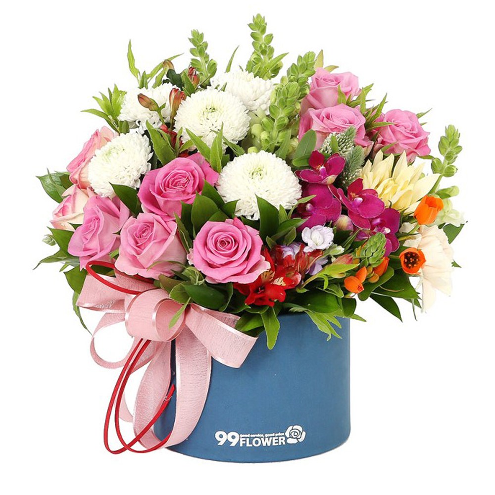 99플라워 2시간 전국 당일 꽃배달서비스 꽃바구니 꽃상자 꽃다발 생화 장미 생일 화분 꽃 선물 63,090원