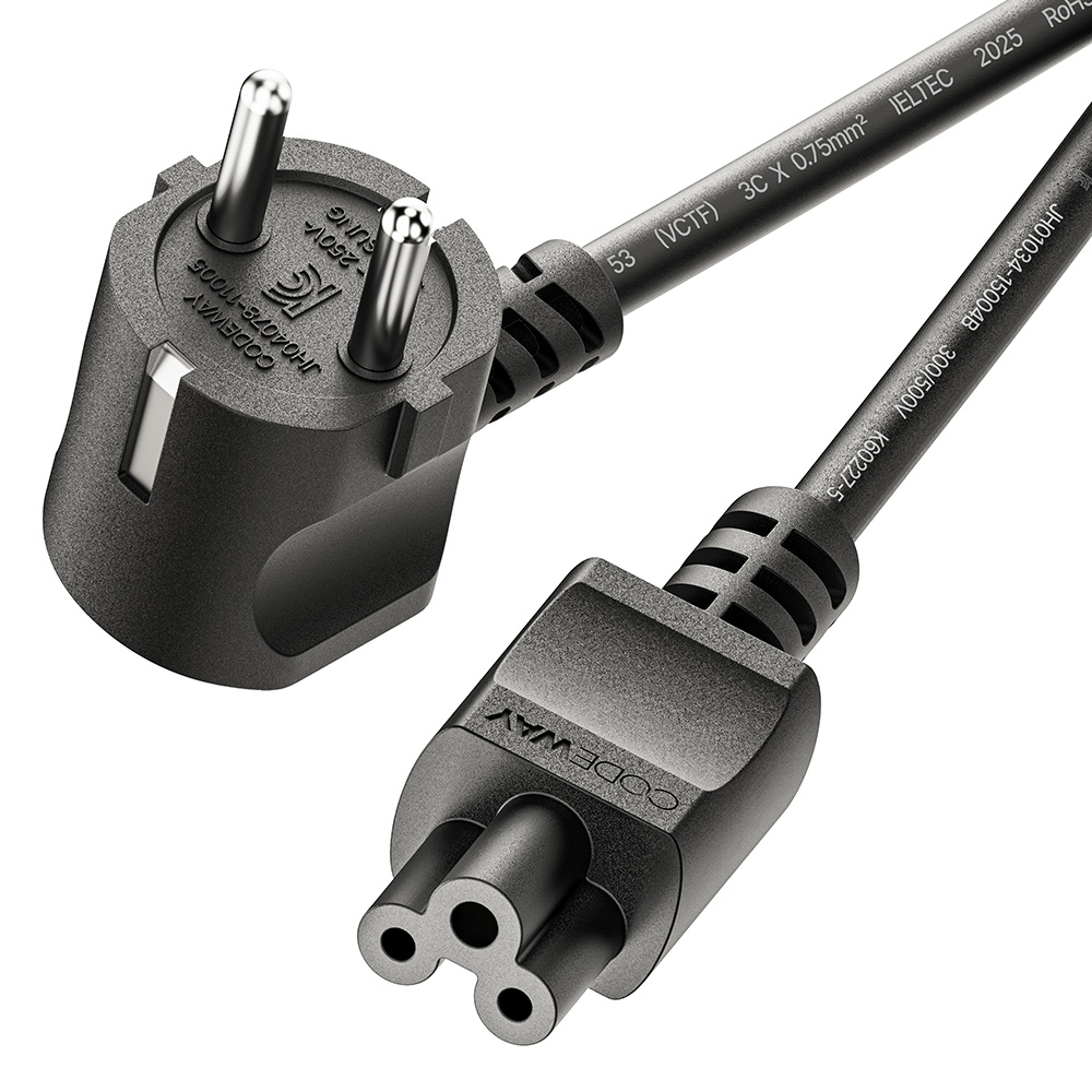 코드웨이 국산 AC 크로바 코드 전원케이블 블랙 5,800원