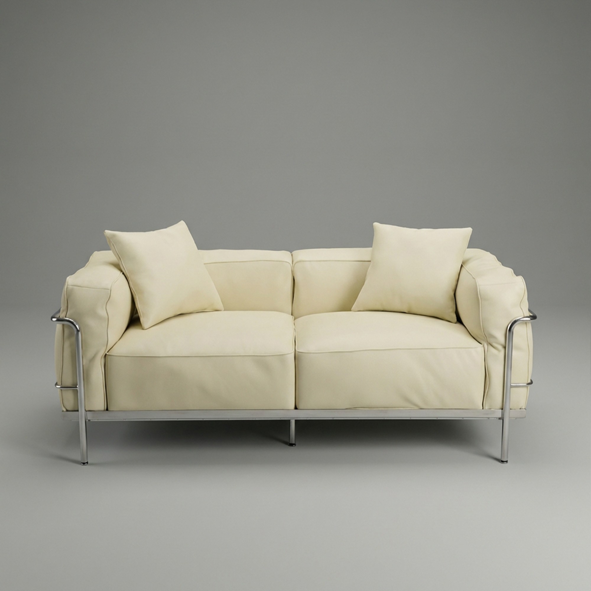 센소 스틸 프레임 카우 레더 라운지 1인용 2인용 3인용 모던 인테리어 소가죽 김나영 쇼파, 아이보리, 2인용 990,000원