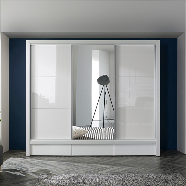 우아미가구 오델리 슬라이딩 도어 장롱 풀세트 9자 1,172,900원