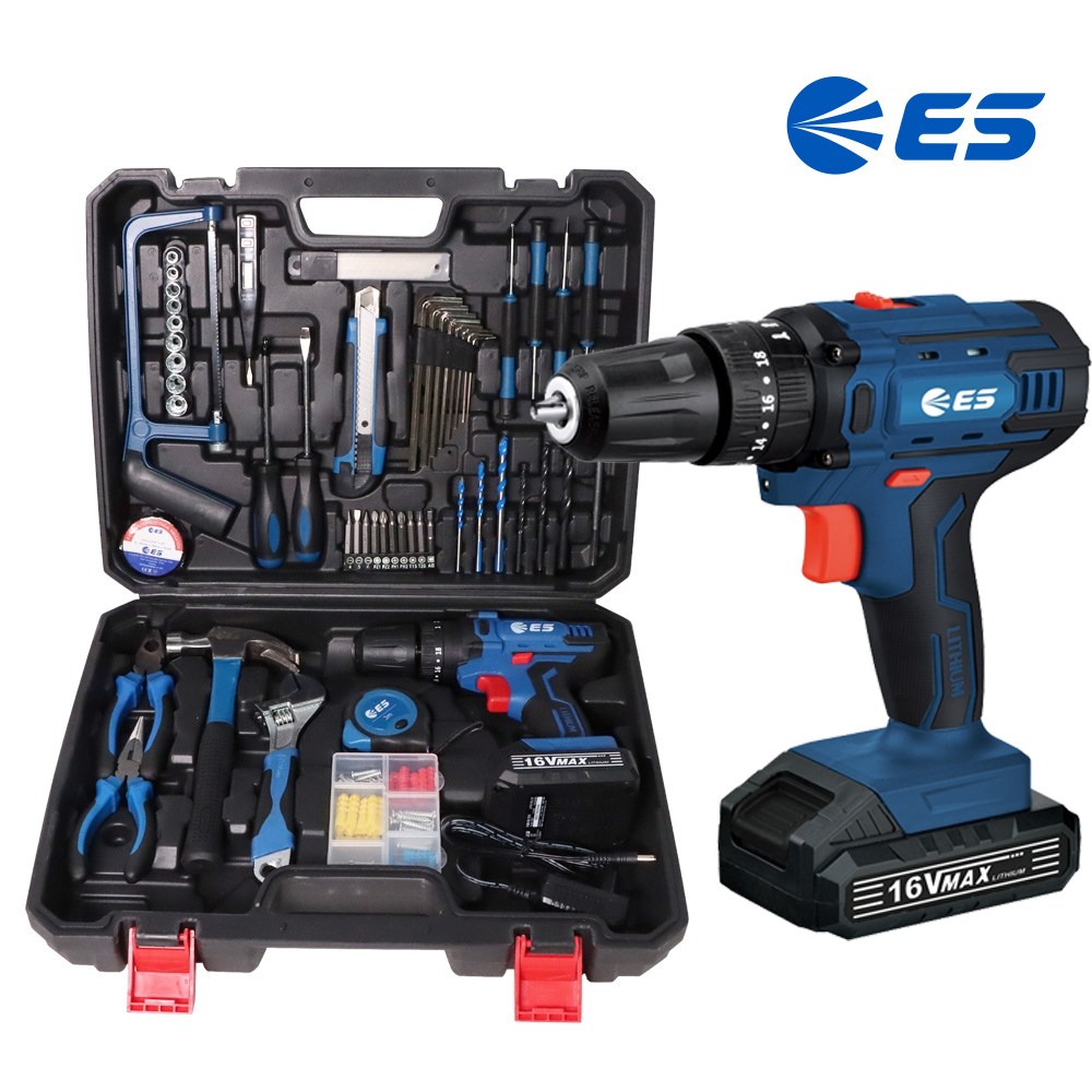 ES산업 16V 충전해머드릴 키트 LH216K 공구세트 112P 79,000원