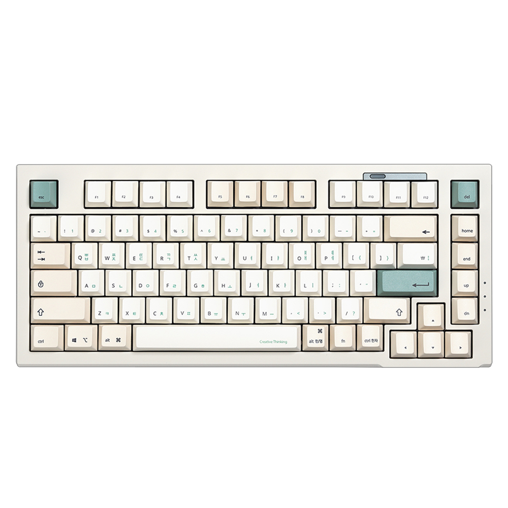 씽크웨이 풀알루미늄 75배열 82키 유무선 기계식 텐키리스 키보드 199,000원