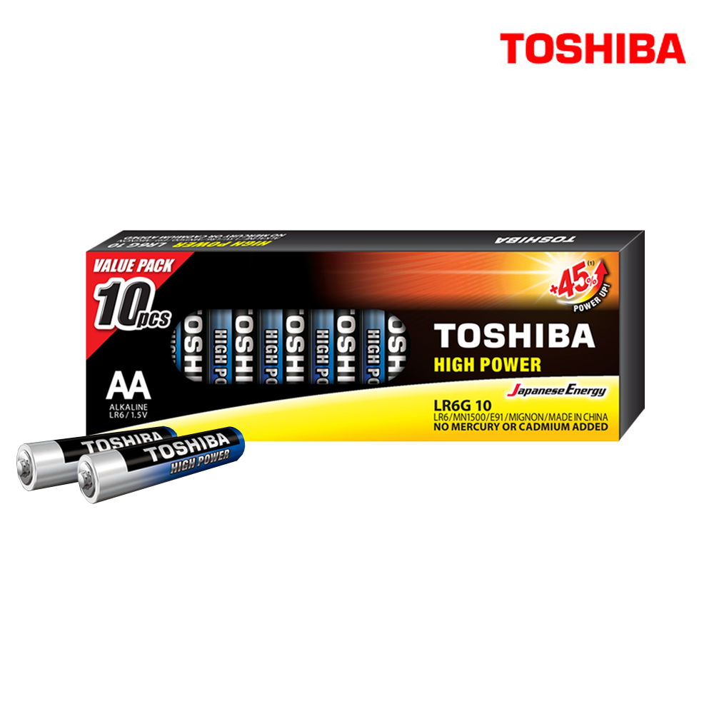 도시바 하이 파워 알카라인 AA건전지 4,800원