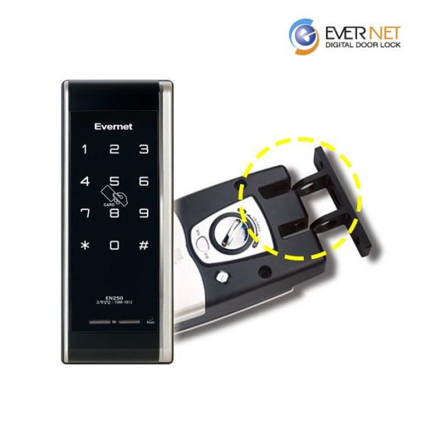 에버넷 후크도어락 EN250-H 미닫이 도어락 학교 교무실 병원 현관문 교체설치 EN250H 59,800원
