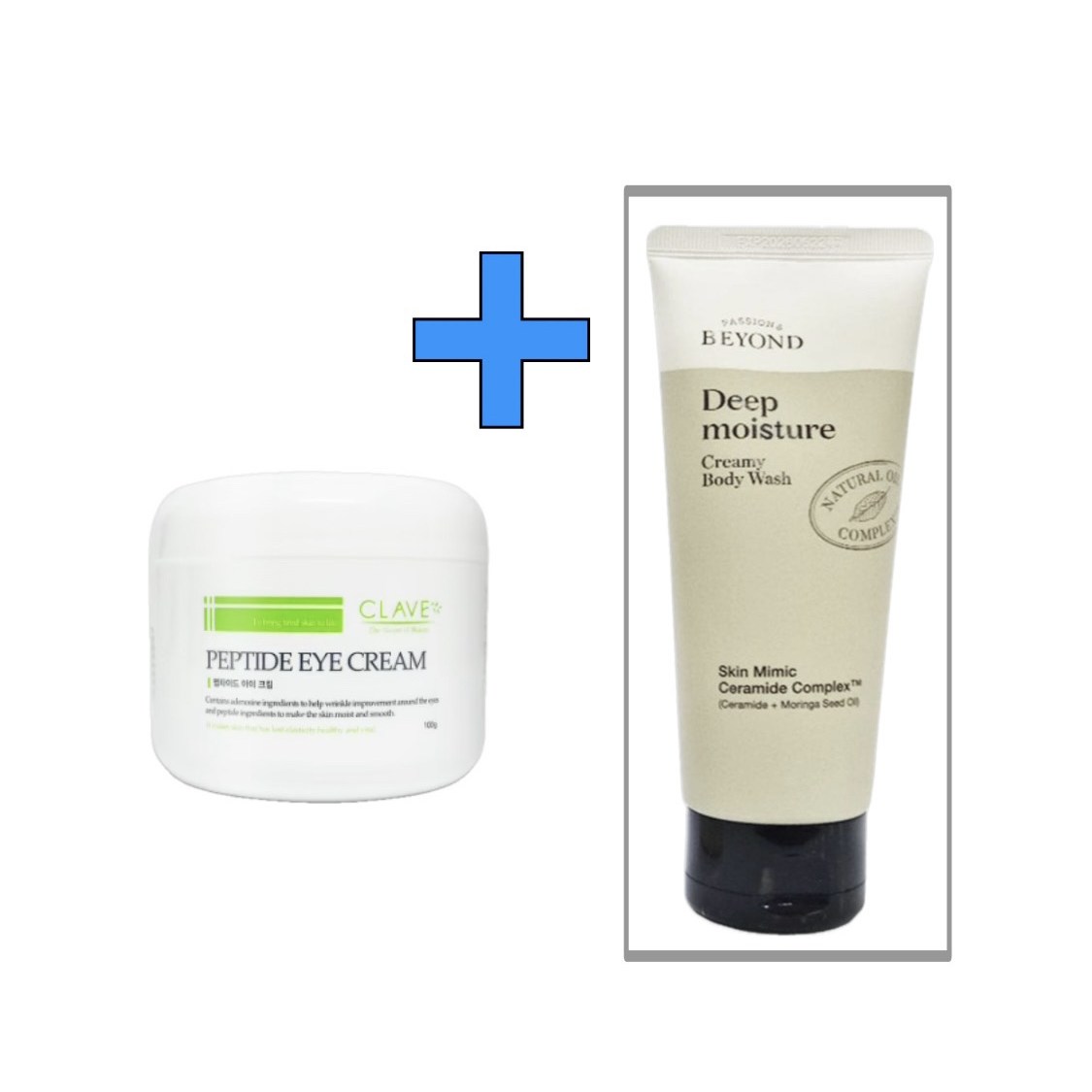 끌라베 펩타이드 아이크림 대용량+증정 비욘드 딥 모이스처 크리미 바디워시 150ml, 현재가 36,000원