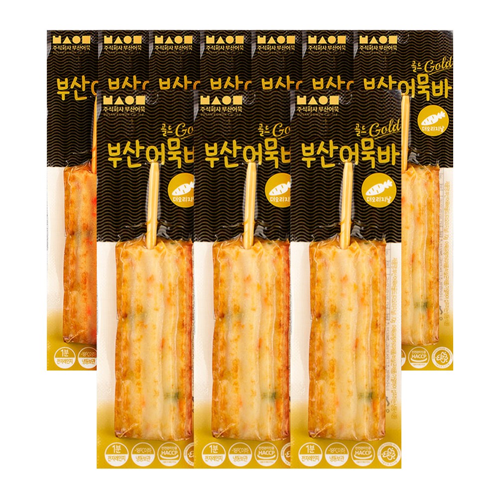 부산어묵 오리지널 어묵바, 10개, 70g 14,900원