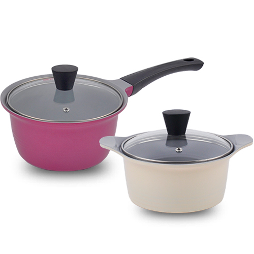 키친아트 프리미엄 쿡웨어 파스텔 세라믹냄비 2종 세트 38,300원