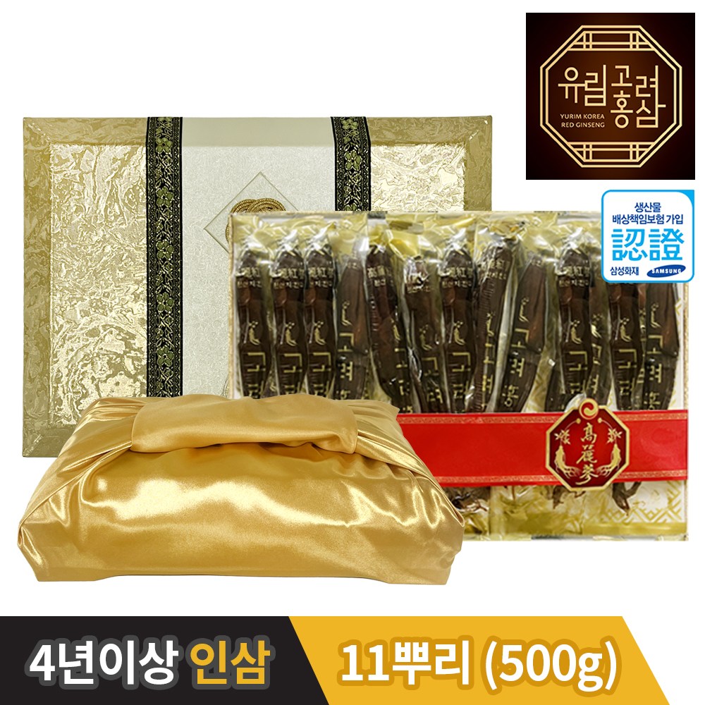 [국내산] 유림 고려홍삼정과 신년 설날 명절 선물세트(+보자기포장) 69,000원