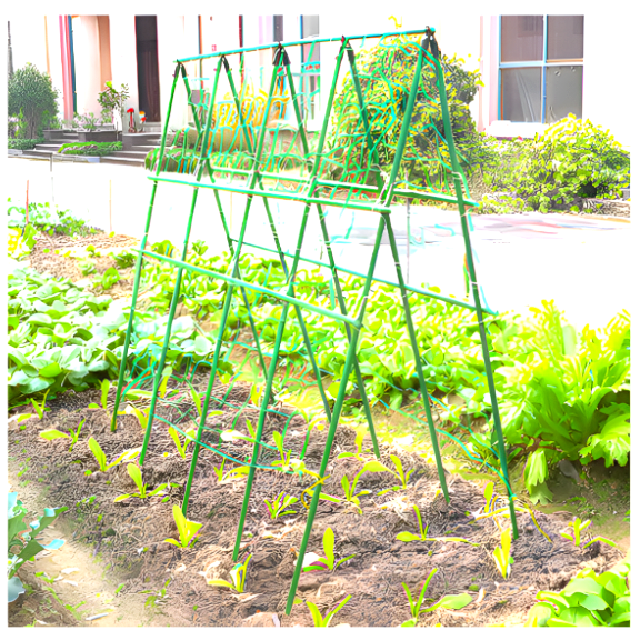 대형 텃밭지지대 오이 콩 넝쿨식물지지대 식물지주대, 높이120cm가로120cm+모종삽3종 29,990원