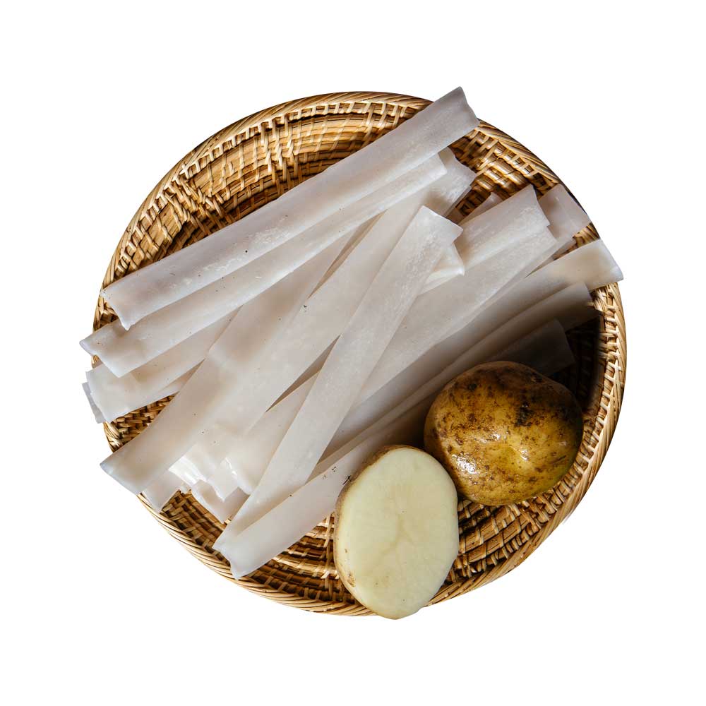 바로 넣어 먹는 쫄깃한 감자납작면 100g 넙적 사리 당면 X10팩 (1000g), 100g, 10개 13,900원