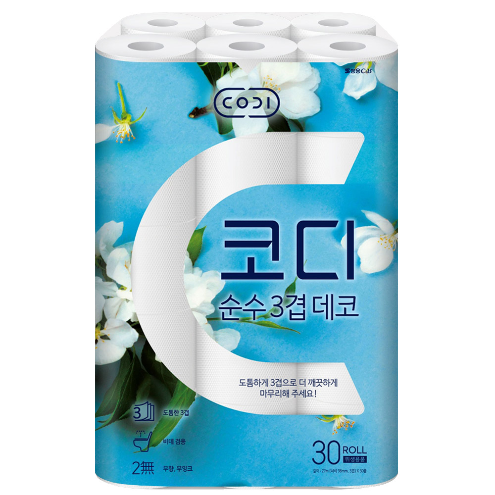 코디 순수 데코 27m 3겹, 27m, 30개입, 2개 25,470원