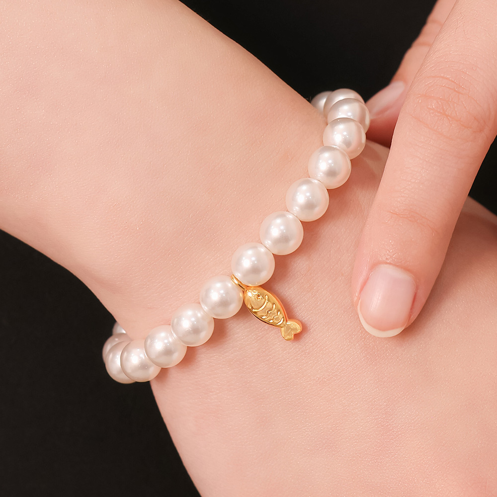준주얼리 24K 순금 99.9% 행운통통 진주팔찌[3종택1] 191,000원
