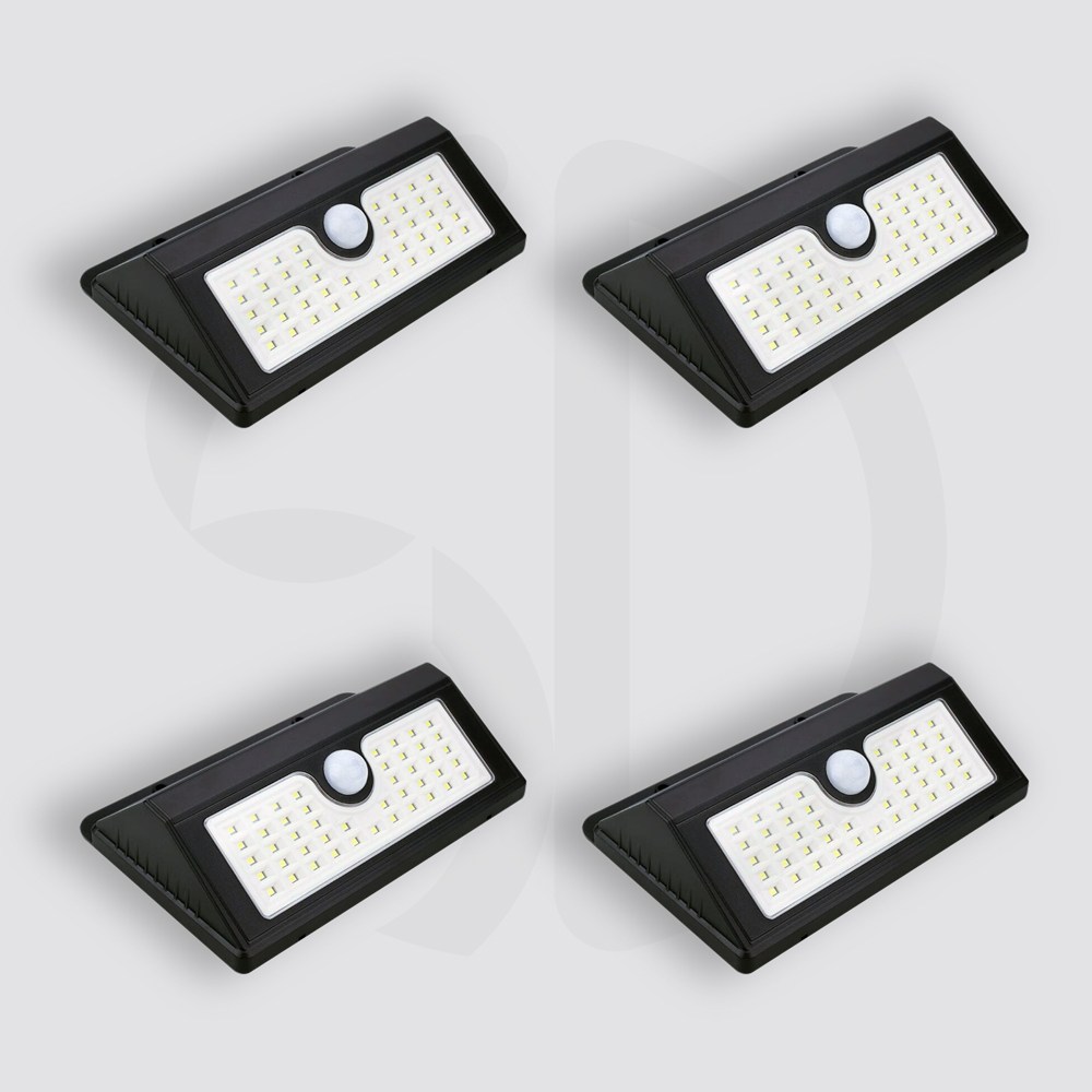 솔까든 태양광 45LED 센서 감지 벽두등 정원등 벽등 2개입, 흰빛 65,100원