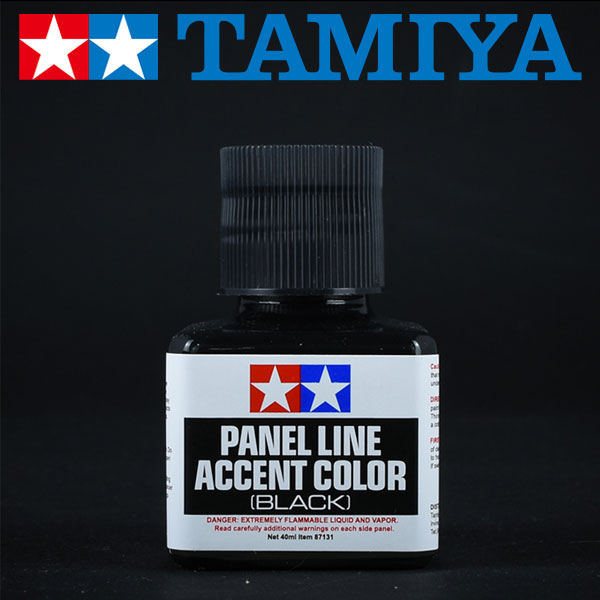 타미야 패널라인 액센트 컬러 블랙 40ml /건담먹선펜/ 건담먹선 / 프라모델먹선 / 밀리터리먹선작업 6,400원