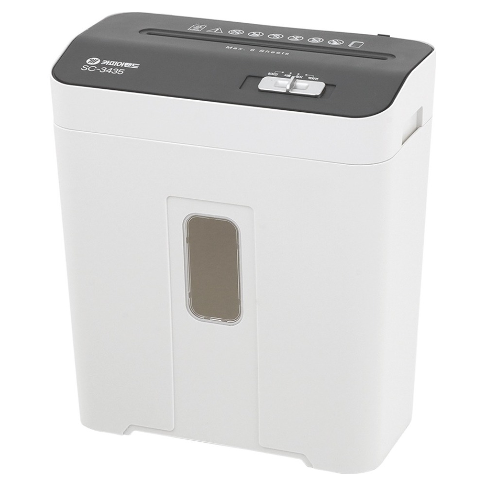 카피어랜드 소형 문서세단기 12L, SC3435, 화이트 + 그레이 38,600원