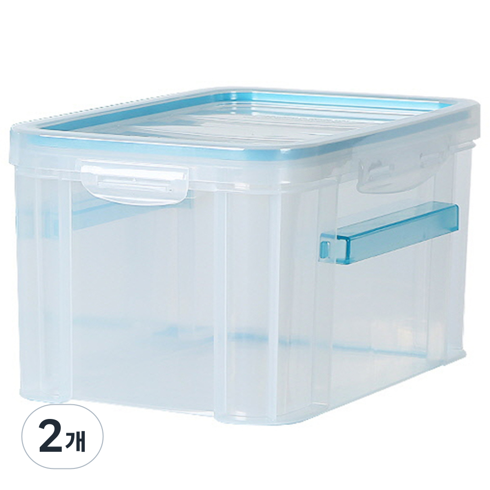 플라팜 탱크 밀폐형 리빙박스 11L 소형, 투명, 2개 25,320원