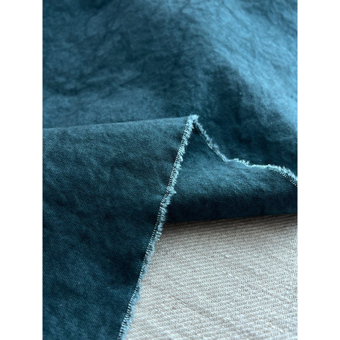 캔버스 오일워싱 원단 (블루), 1개 24,000원