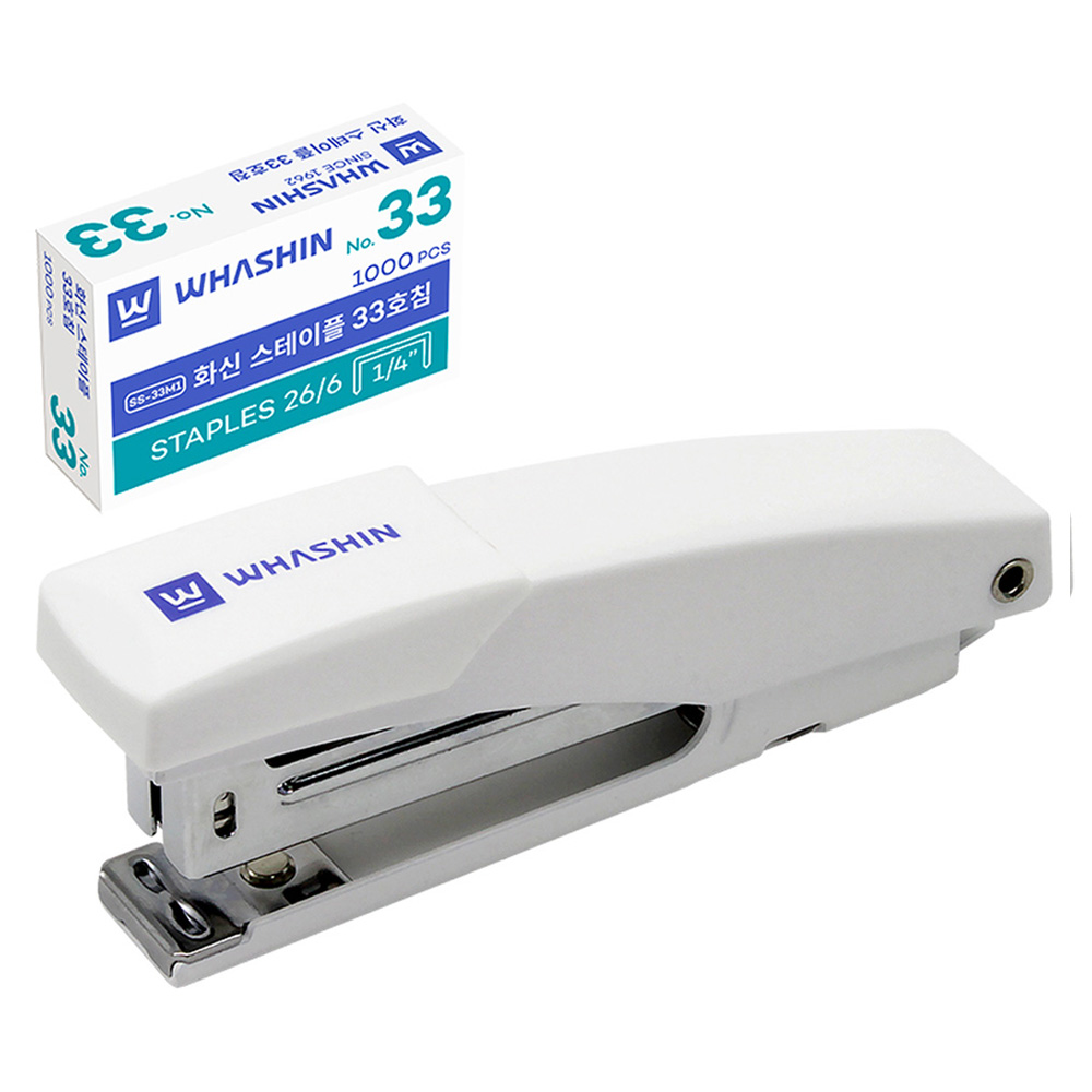화신 핸디형 스테이플러 135K + 33호침 1000p 세트 7,980원