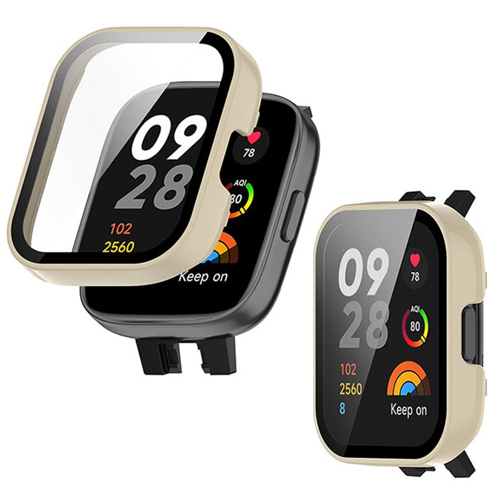 오달라 샤오미 레드미워치3 미워치3 전용 액정 보호 풀커버 케이스, 아이보리 7,900원