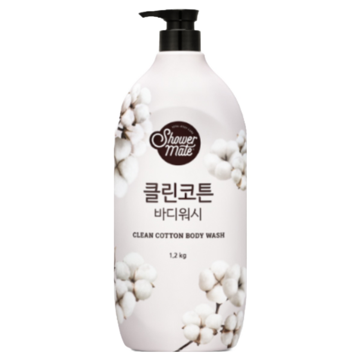 샤워메이트 클린코튼 바디워시 목화솜향, 1.2kg, 6개, 현재가 37,010원