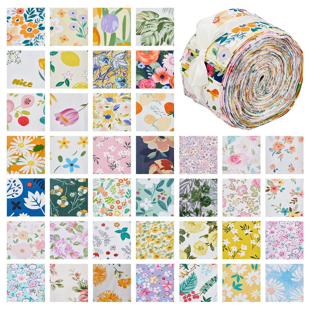 면 쭈리 원단 트윌 플라워 프린트 핸드메이드 DIY 의류 19,900원