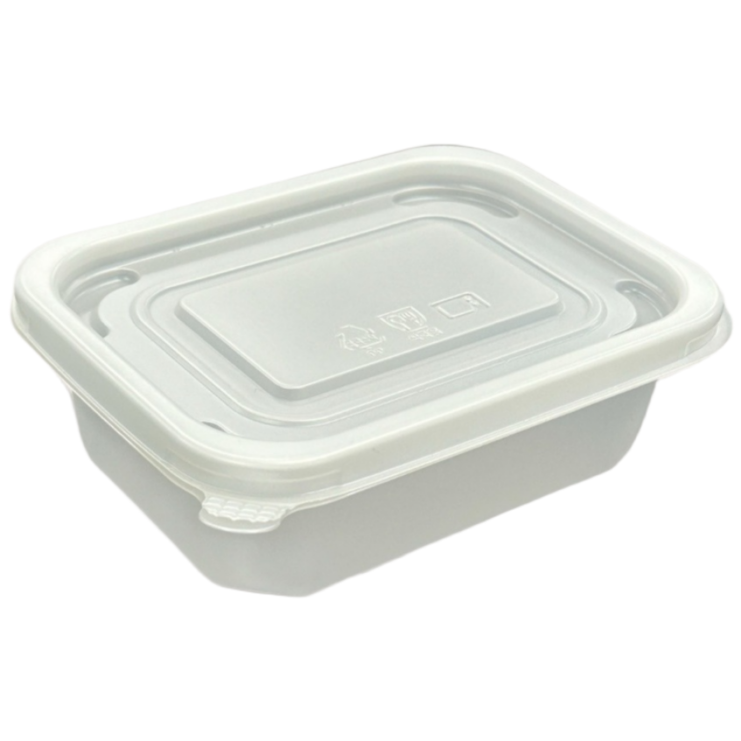 사각죽용기 일회용 반죽용기 원색(소) 300ml 50개세트, 50세트, 용기50+뚜껑50 16,550원