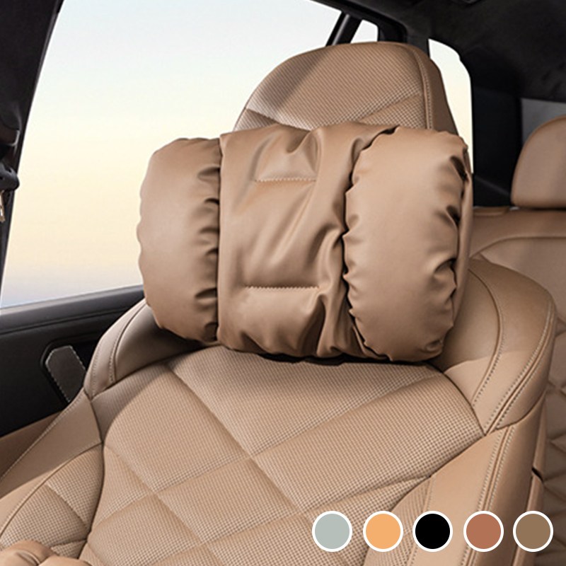LINSHU 프리미엄 차 전용 차량용 목쿠션 모든 차에 적용 오염방지 가죽 머리 쿠션 19,800원