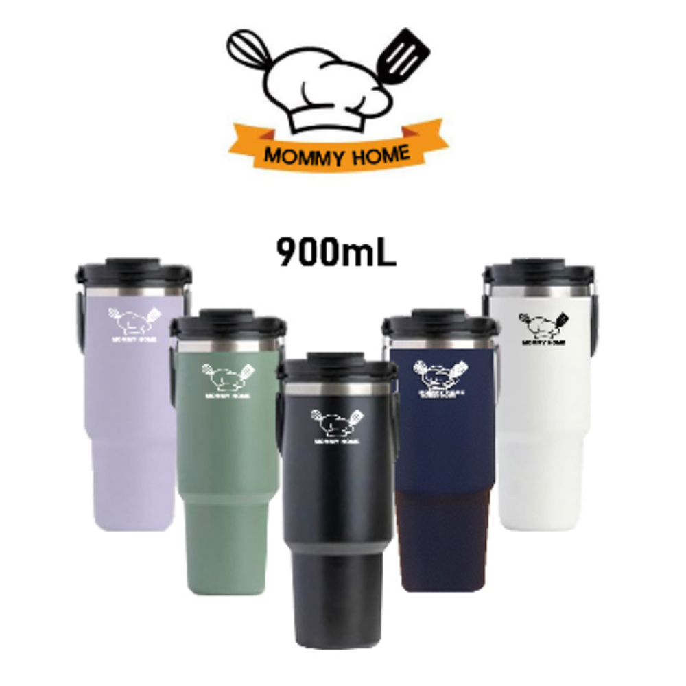 지에치 스텐 304 대용량 900ML 진공 보온보냉 빨대 텀블러, 블랙, 1개, 현재가 14,800원