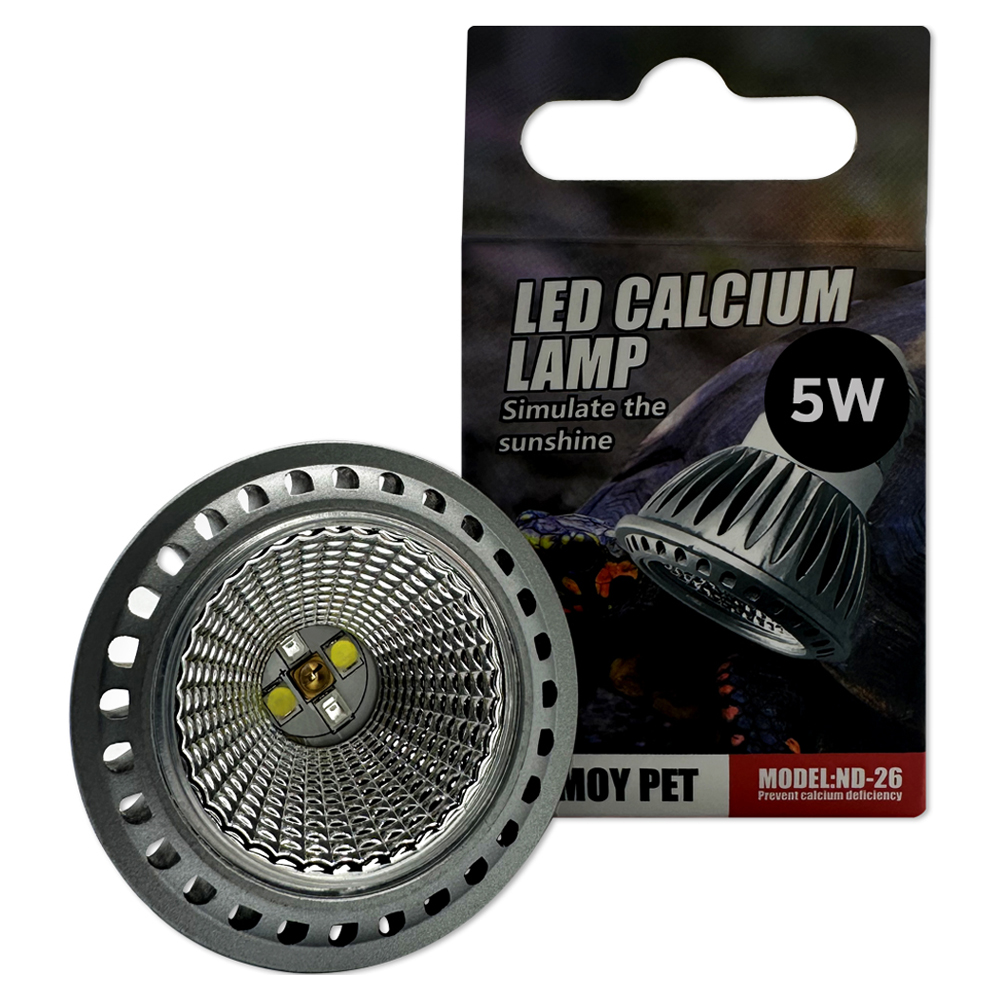 노모이펫 ND-26 파충류 렙타일 칼슘 바스킹 일광욕램프 UVB 5.0 5W, 1개, 실버 23,500원