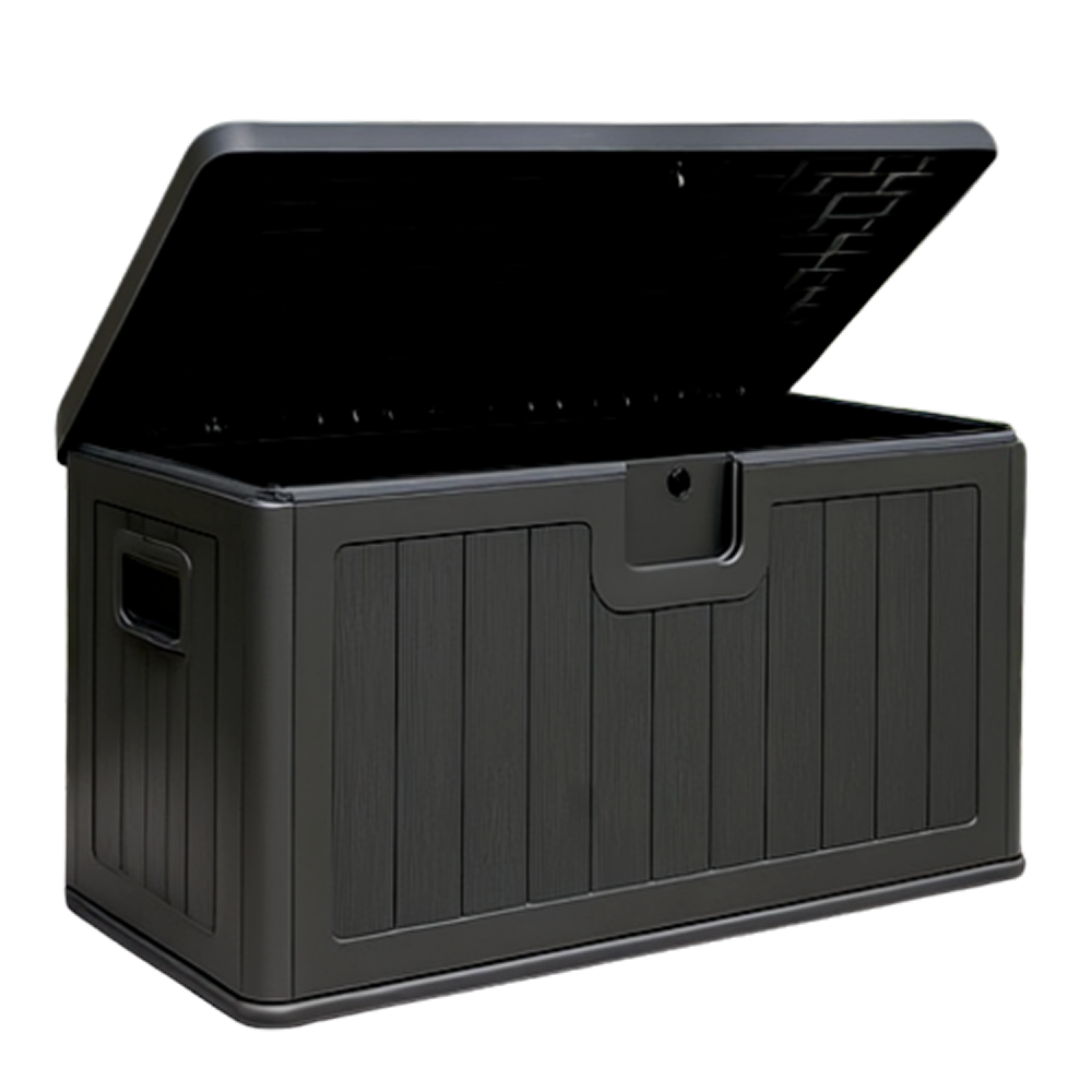 탄탄집 야외 데크박스 대용량 방수 수납함 보관함 택배, 블랙 119,000원