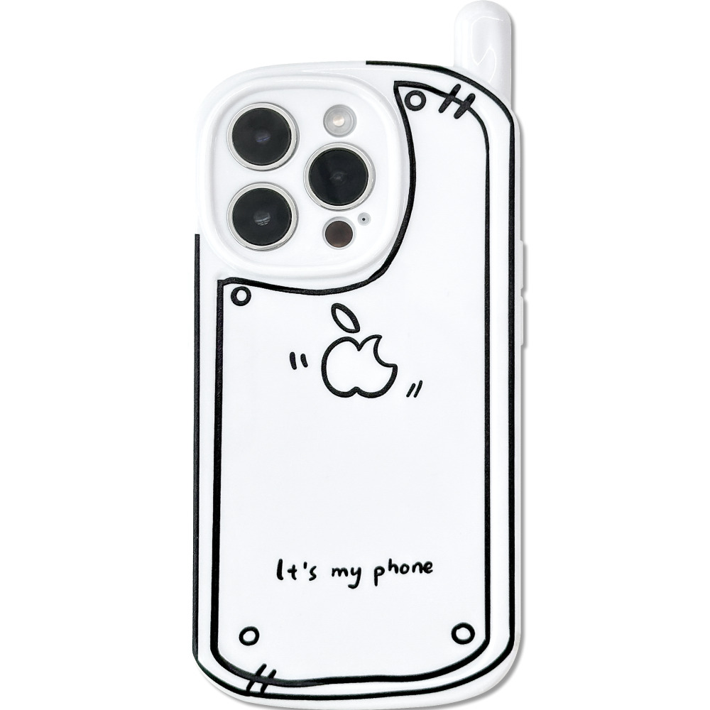 영스피플 레트로 안테나 아이폰 케이스 TPU 풀커버 귀여운 레터링 12 13 14 15 16 17 프로맥스 7,980원