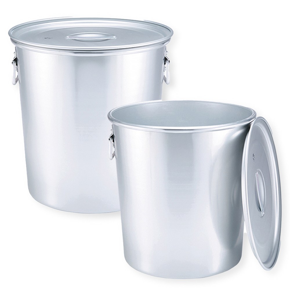 [뚜껑포함세트] 유유마트 국산 양은 가론 식깡 대용량 냄비 곰솥 국통 들통 업소용 육수통 46,800원