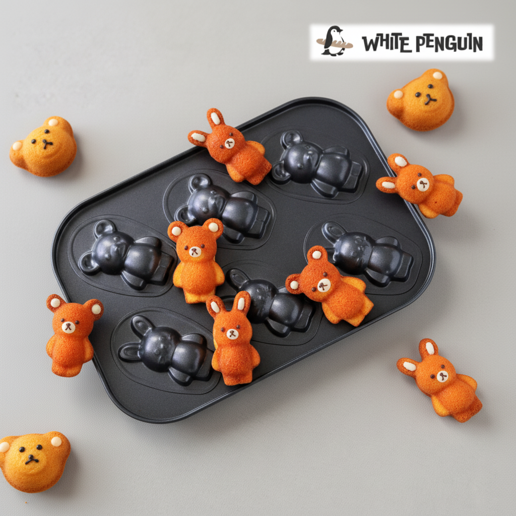 [국내당일발송] 실리콘코팅 동물모양틀 토끼 곰돌이 16,950원