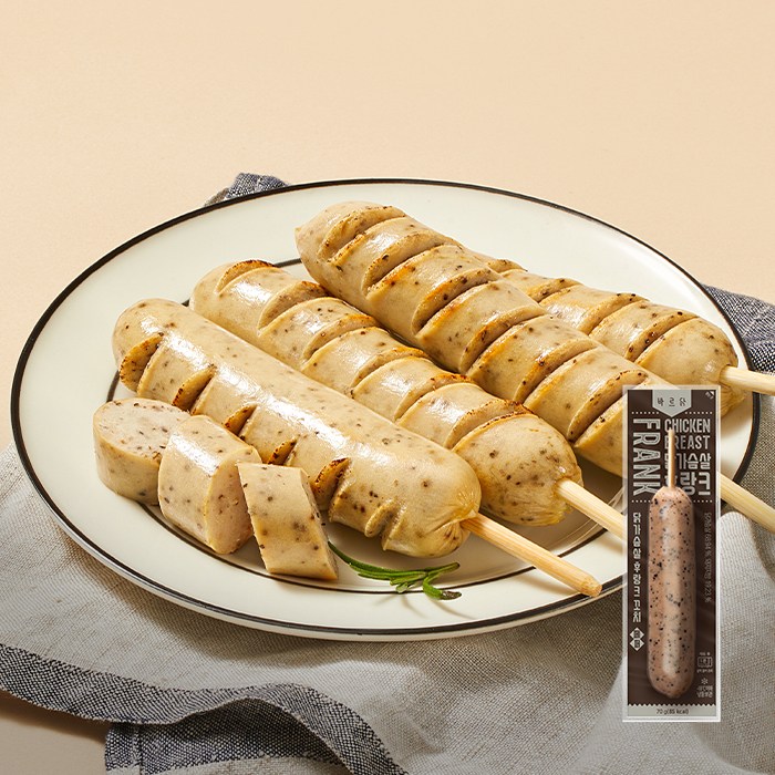 바르닭 닭가슴살 후랑크 꼬치 페퍼, 21개, 70g 40,200원