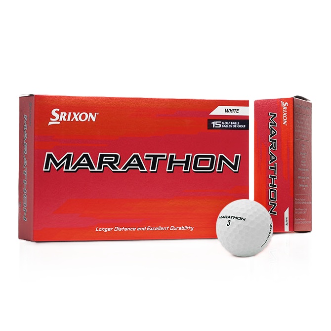 스릭슨 정품 마라톤 롱 디스턴스 2피스 골프공 비거리 장타 골프볼, 마라톤 디스턴스 화이트, 15개입, 1개 20,390원