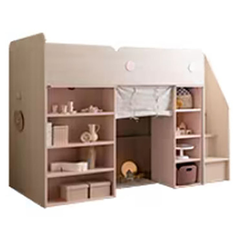 리바트 아동용 New꼼므 높은 벙커침대 2층 10 방문설치, 내추럴+핑크 975,000원