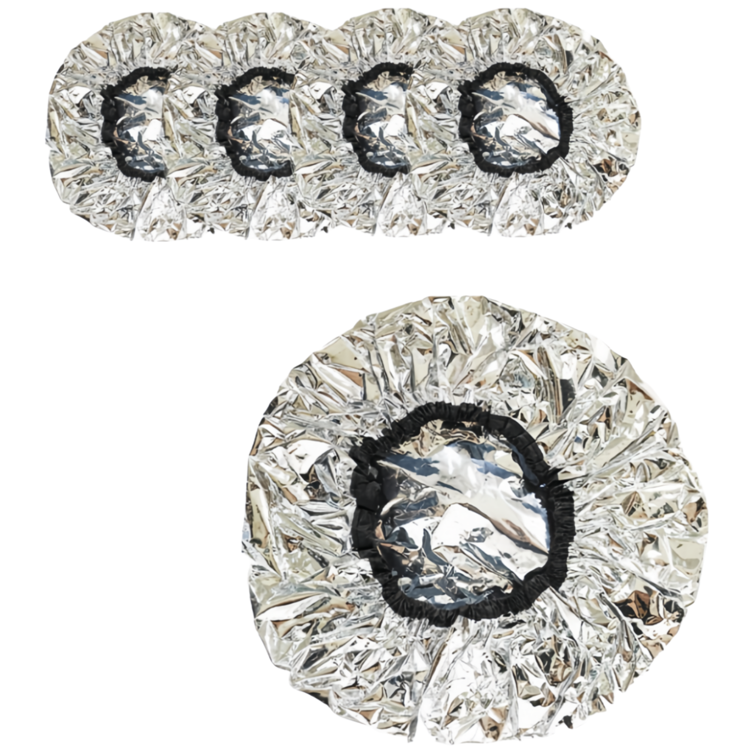 율이 헤어캡 셀프 홈 무선 온열캡 샤워캡 고급형 트리트먼트헤어 스티머전용 사우나용 찜질방용 남여공용, 4개, 블랙 10,500원