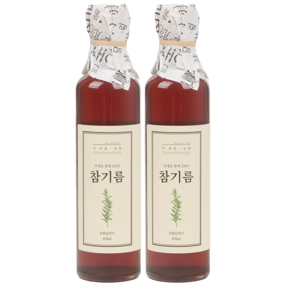 더바른상회 국산 전통 참기름 300ml, 2개, 300ml 61,900원